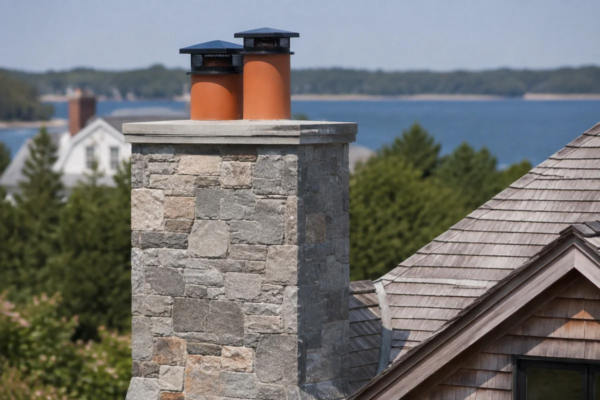 Chimney Installed in Wainscott, NY by Double A Roofing & Chimney